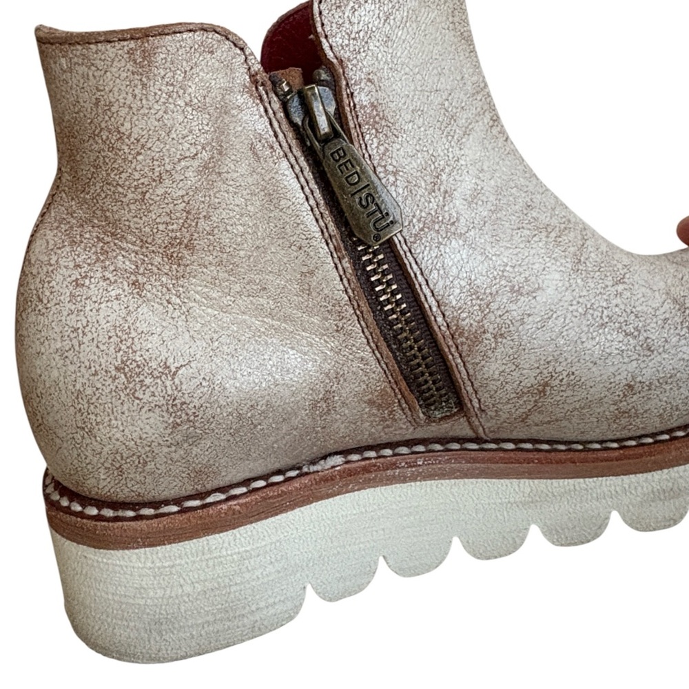 EUC Bed Stu Leather Lydyi Ankle Boots Size 7 Retail $309.00 - Picture 9 of 15